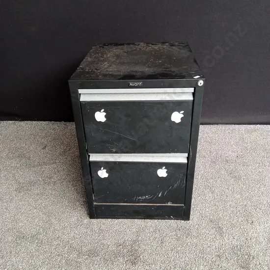 AVANT BLACK FILING CABINET