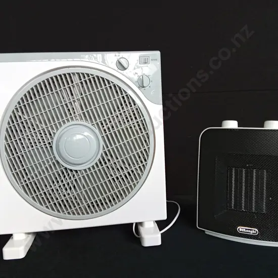 DĒLONGHI HEATER AND A FAN BOTH WORKING