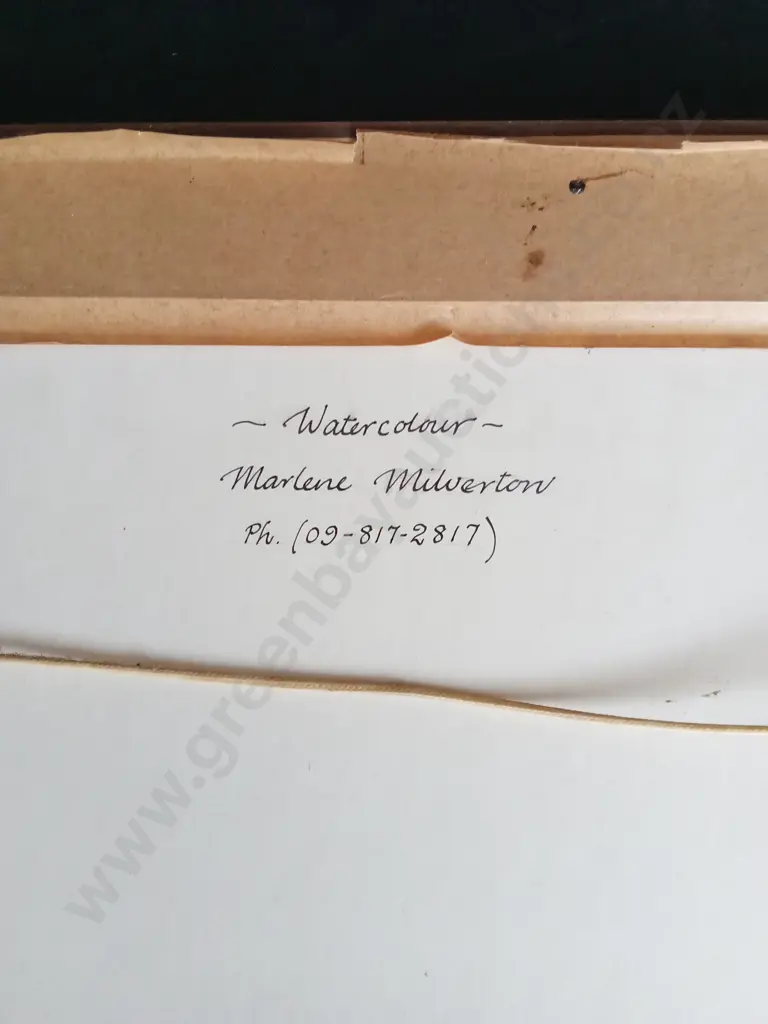 FRAMED WATERCOLOUR PAINTING BY MARLENE MILVERTON Image 1++