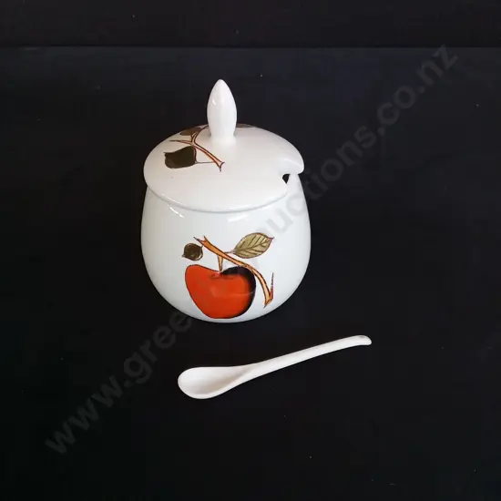 VINTAGE CERAMIC JAM JELLY JAR