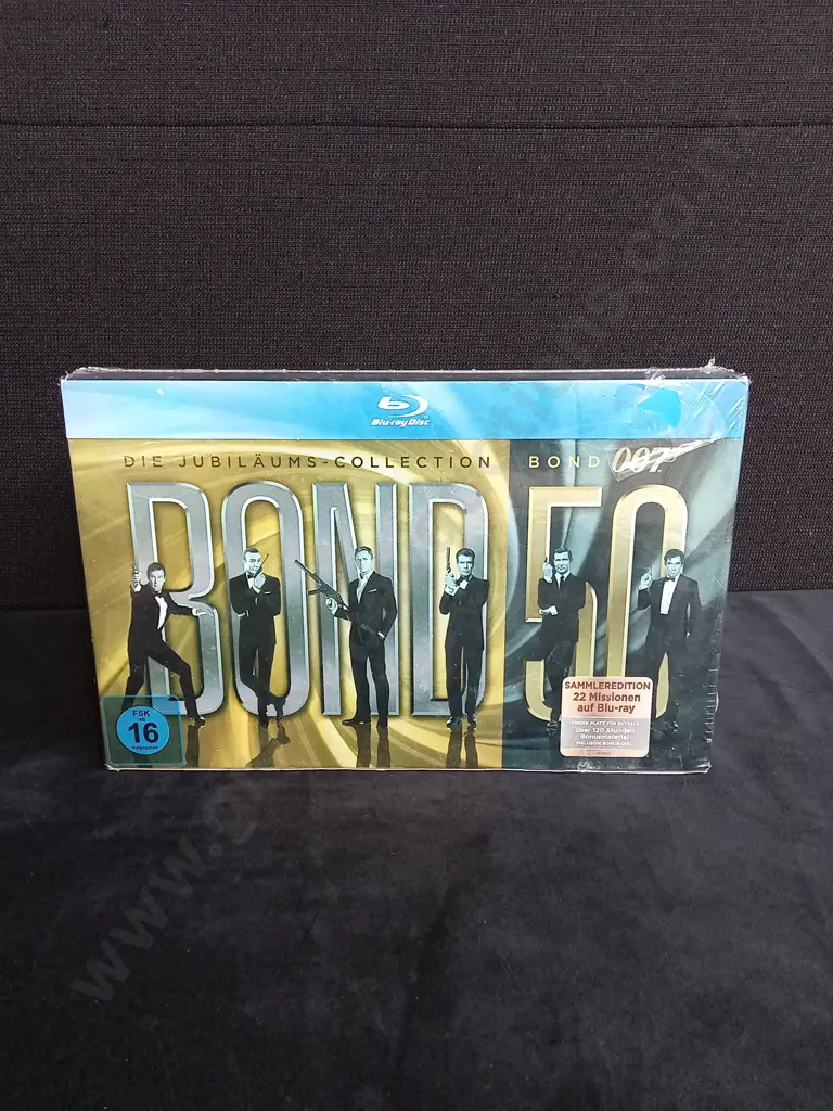 JAMES BOND 50TH ANNIVERSARY BLU RAY DVD BOX SET COLLECTION UNOPENED Image 1++