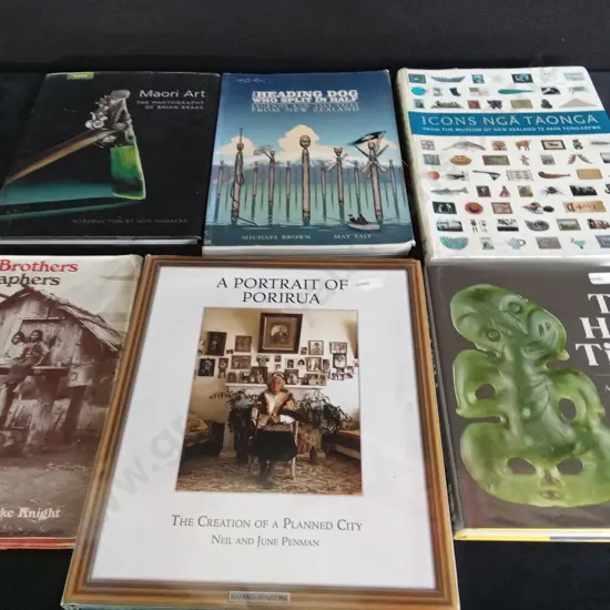 6 MAORI ART BOOKS