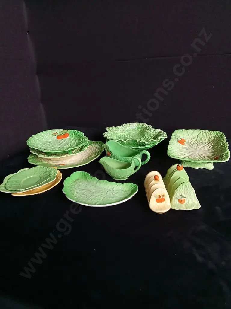 BESWICK WARE VINTAGE LETTUCE DISHWARE COLLECTION Image 1++