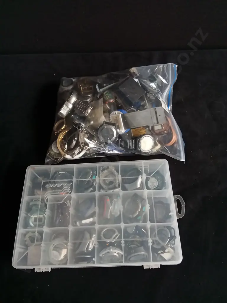 BULK MIX OF WATCHES AND WATCH PARTS/FACES Image 1++