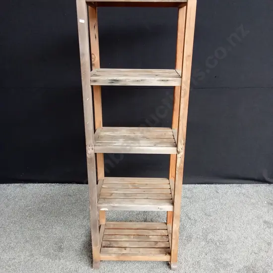 WOODEN SHELF H76.5CM L60CM D39CM