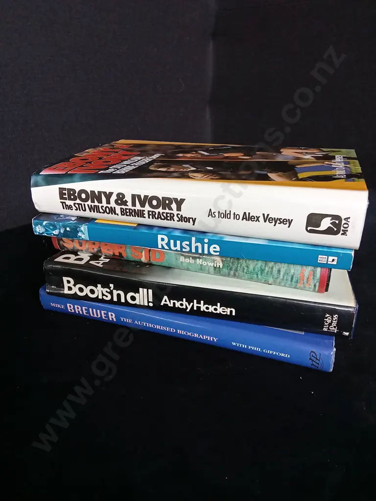 5 RUGBY BIOGRAPHIES AND AUTOBIOGRAPHIES Image 1++