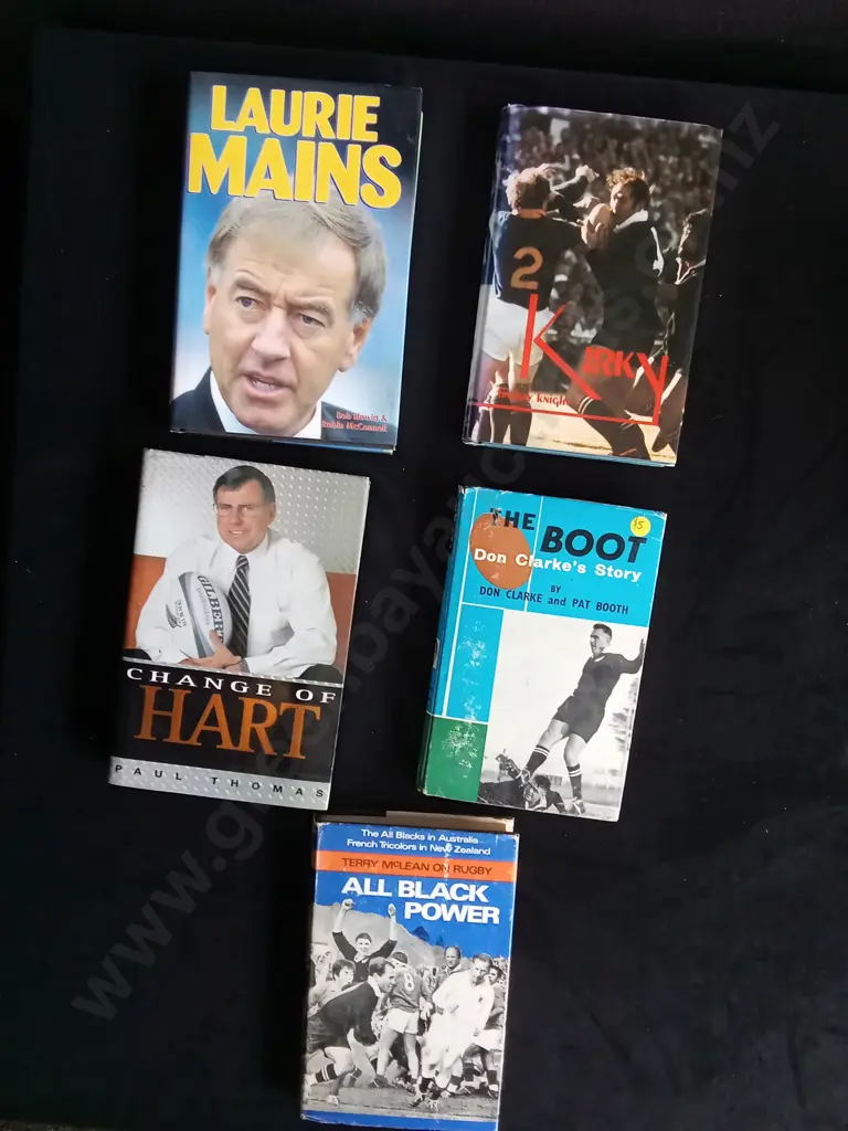 5 RUGBY BIOGRAPHIES AND AUTOBIOGRAPHIES Image 1++
