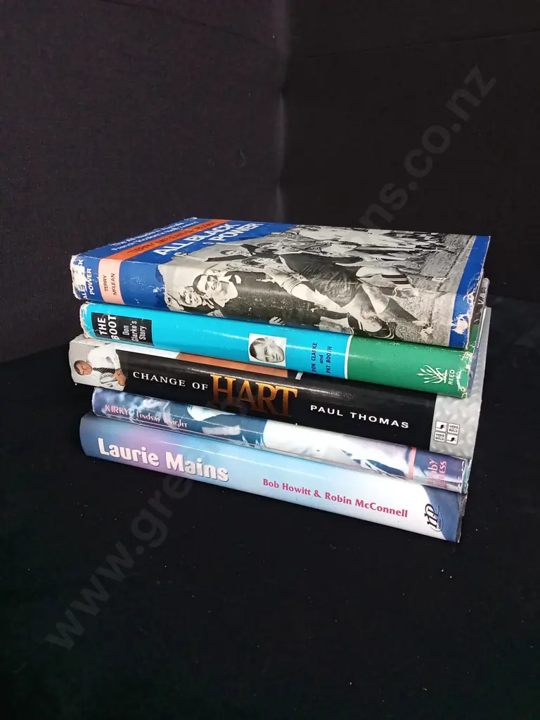 5 RUGBY BIOGRAPHIES AND AUTOBIOGRAPHIES Image 1++