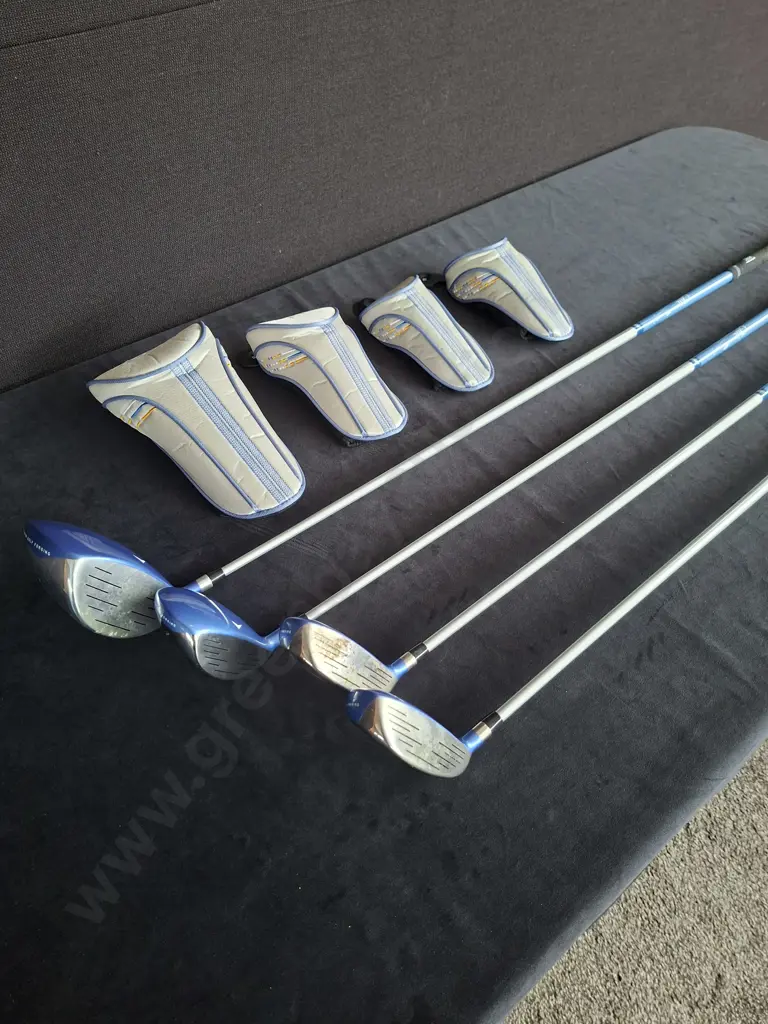 PGF "CHIC" LADIES RIGHT HANDED GOLF CLUB SET - GRAPHITE SHAFT IN BAG PLUS WOMENS GOLF SHOES Image 1++