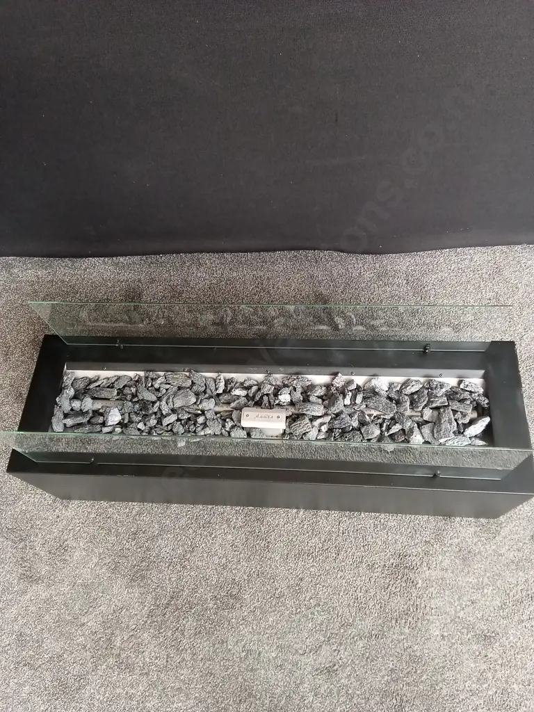 NEW BLACK FREESTANDING STEEL FIRE PIT BY PLANIKA ,GALIO BLACK MODEL Image 1++