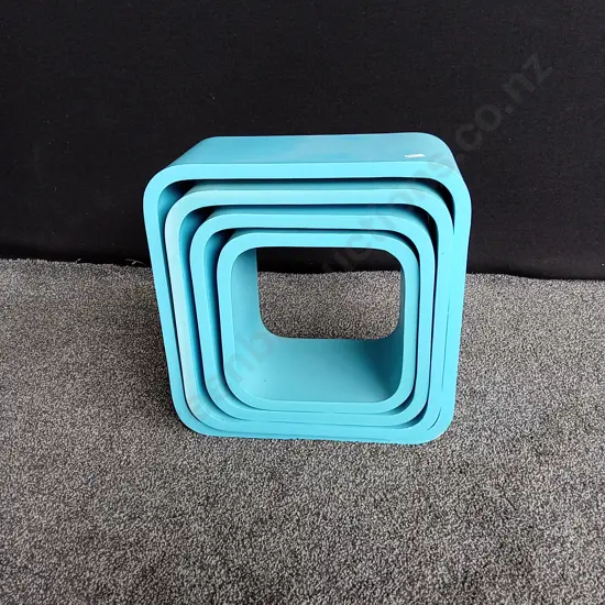 TURQUOISE NESTING SHELVING SET