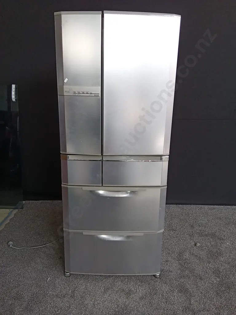 MITSUBISHI ELECTRIC FRENCH DOOR FRIDGE FREEZER WITH 2 DRAWERS (WORKING) Image 1++