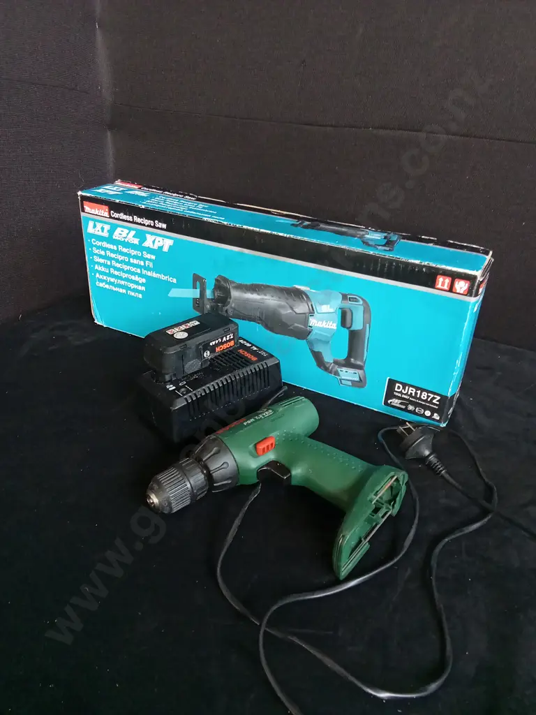 MAKITA CORDLESS RECIPRO SAW AND BOSCH DRILL Image 1++