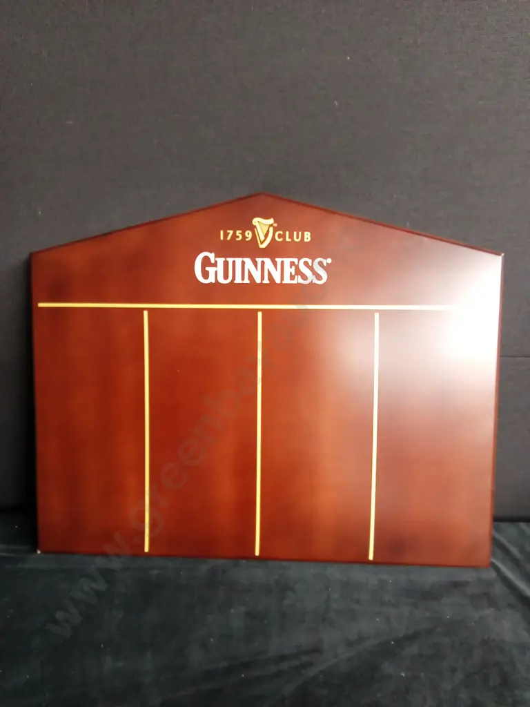 GUINESS WOODEN BOARD 74CM X 51CM Image 1++
