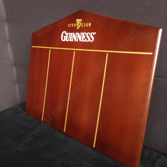 GUINESS WOODEN BOARD 74CM X 51CM