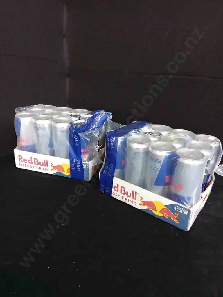 TWO 12 PACKS OF REDBULL EXPIRED 2024 Image 1++