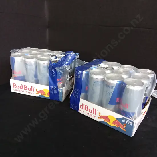 TWO 12 PACKS OF REDBULL EXPIRED 2024