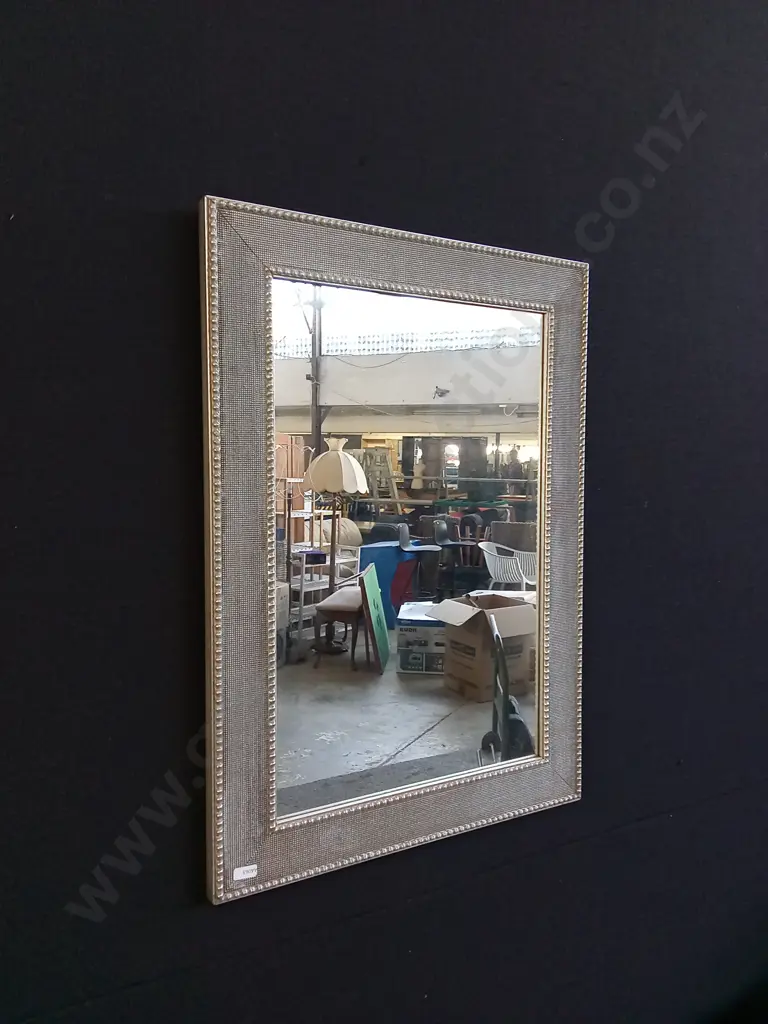 SILVER FRAME MIRROR Image 1++