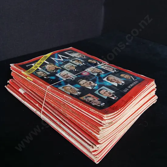 27 ISSUES OF TIME MAGAZINE 1961