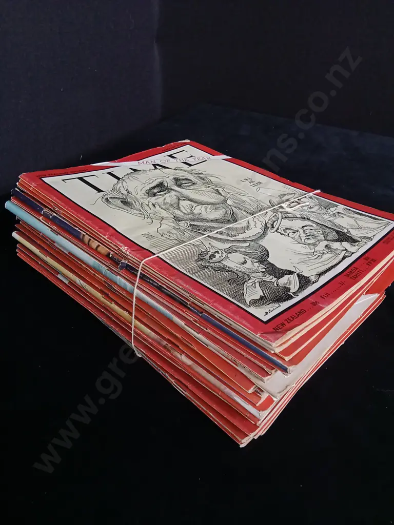 26 ISSUES OF TIME MAGAZINE 1968 Image 1++