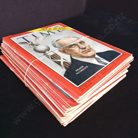 28 ISSUES OF TIME MAGAZINE FROM 1962