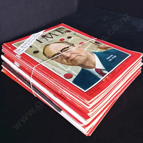 20 ISSUES OF TIME MAGAZINE 1962