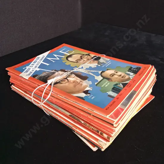 16 ISSUES OF TIME MAGAZINE 1969