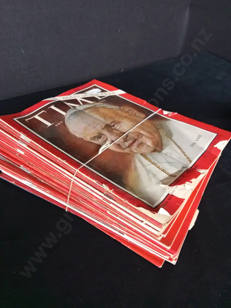 26 ISSUES OF TIME MAGAZINE 1963 Image 1++