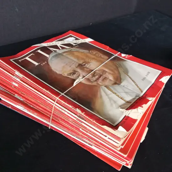 26 ISSUES OF TIME MAGAZINE 1963
