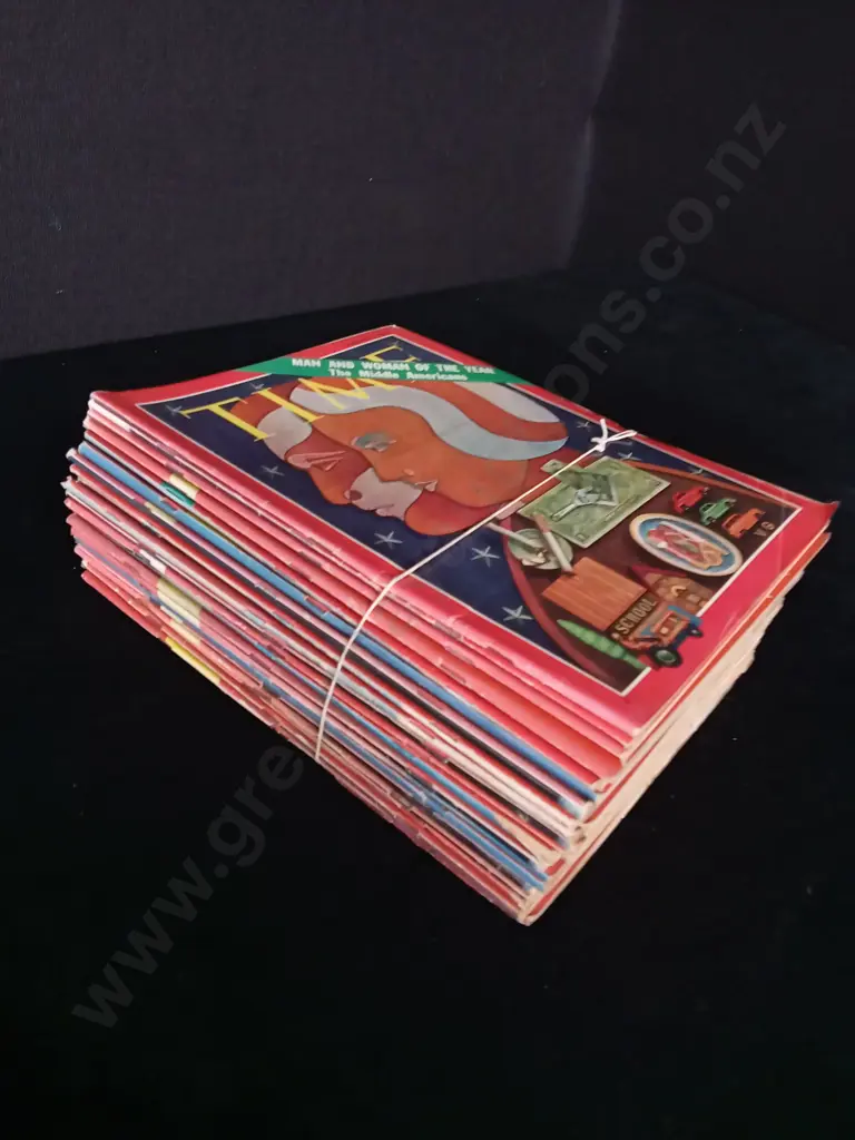 26 ISSUES OF TIME MAGAZINE 1970 Image 1++