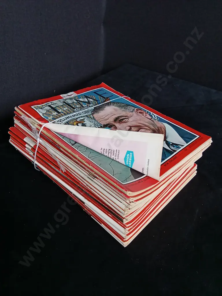 26 ISSUES OF TIME MAGAZINE 1963 Image 1++