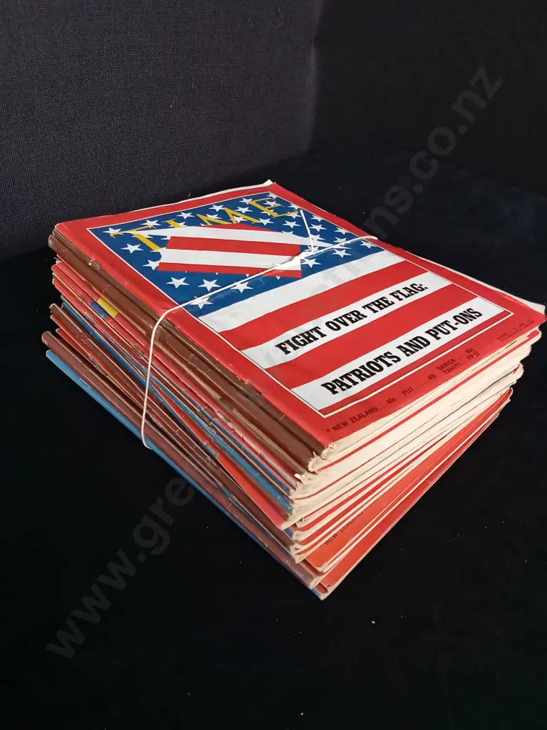 24 ISSUES OF TIME MAGAZINE 1970 Image 1++