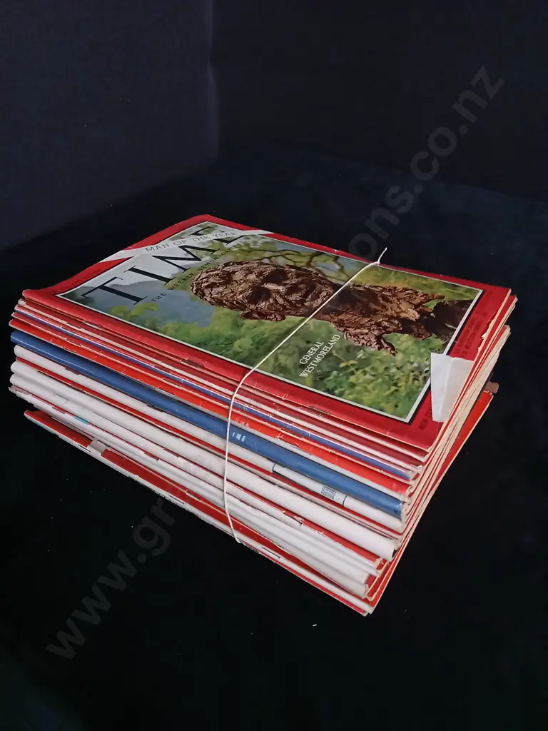 26 ISSUES OF TIME MAGAZINE 1966 Image 1++