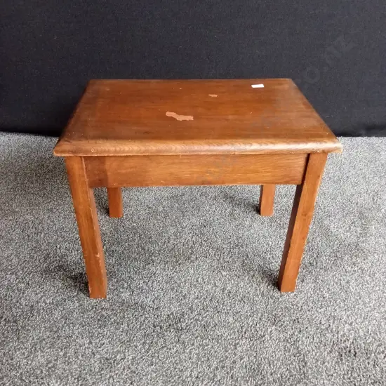 WOODEN SIDE TABLE
