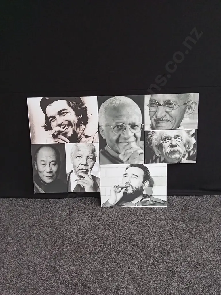 CANVAS OF HISTORICAL FIGURES L1.49M H1.2M Image 1++