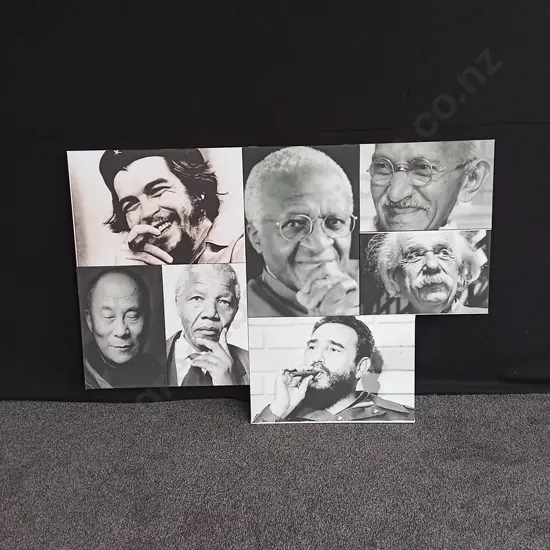 CANVAS OF HISTORICAL FIGURES L1.49M H1.2M