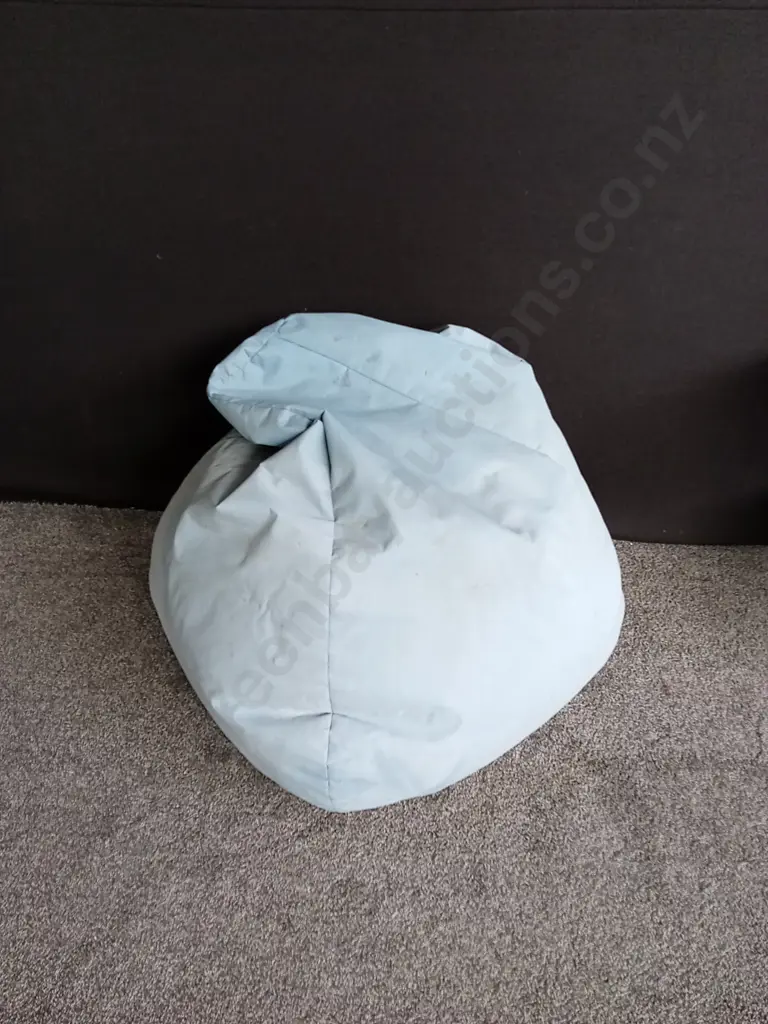 LIGHT BLUE BEANBAG Image 1++