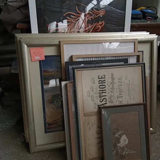 FRAMED ART PRINTS LOT