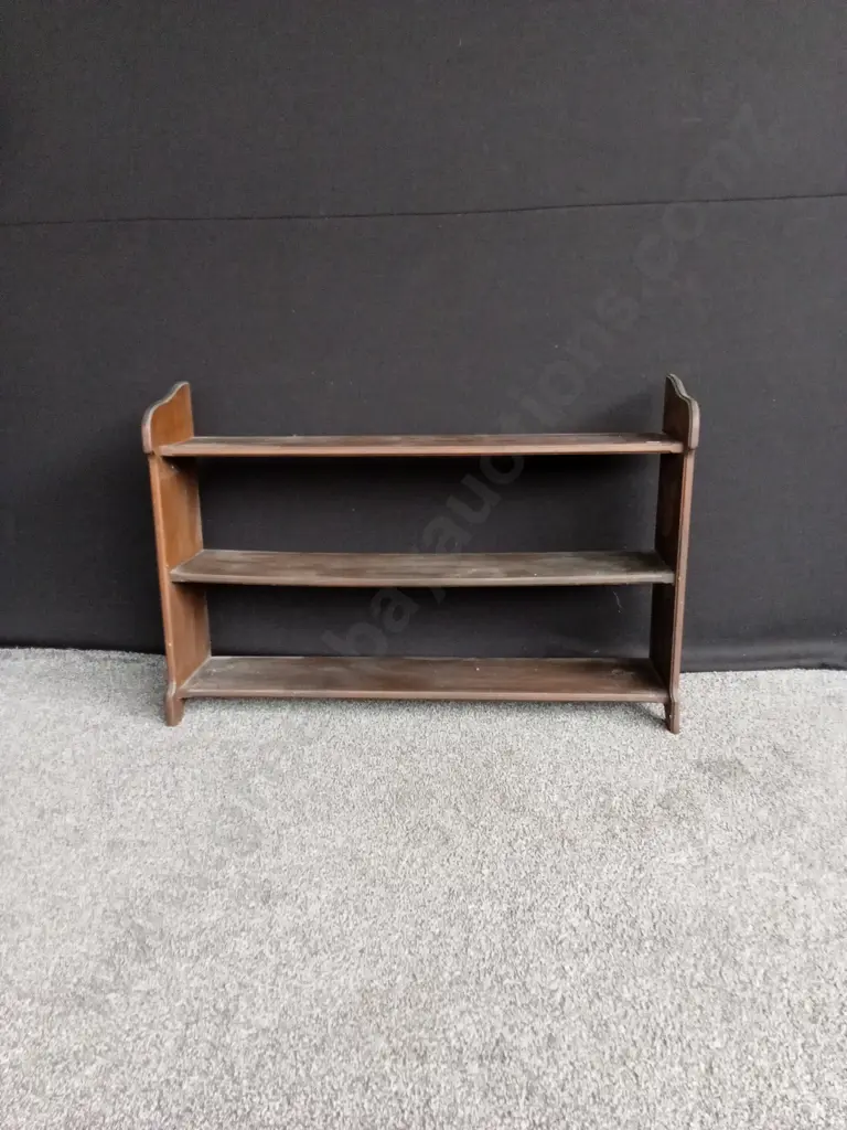 VINTAGE WOODEN BOOKCASE L1.7M H70CM D21.5CM Image 1++