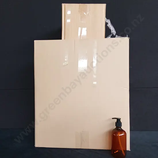 X120 AMBER 500ML PLASTIC BOTTLES