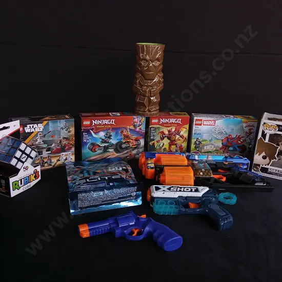 LEGO NERF GUNS AND OTHER