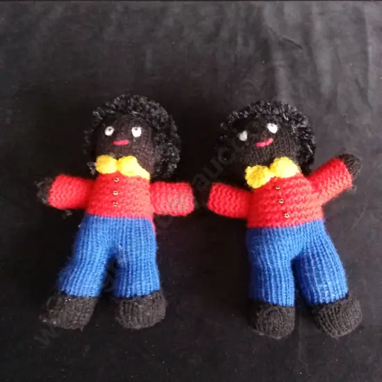 HAND KNITTED VINTAGE DOLLS