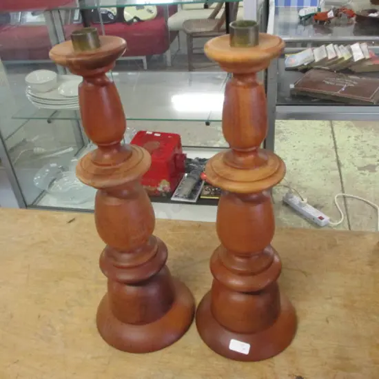 Native Timber Candlesticks