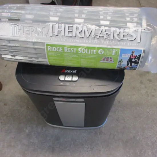 Shredder and Camp Mattress