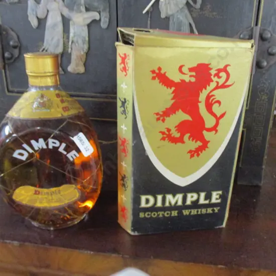 Vintage Whisky Bottle