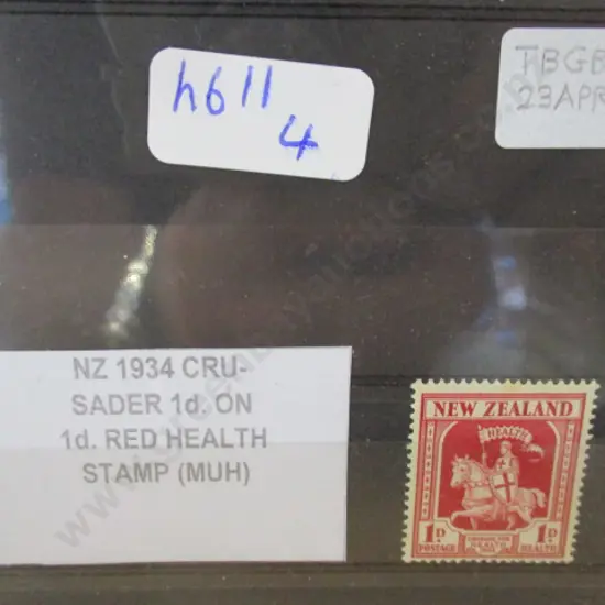 Nz Stamps  1934 Crusader