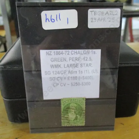 Nz Stamp Chalon 1864