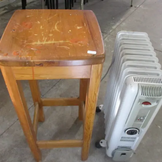Stool and Heater