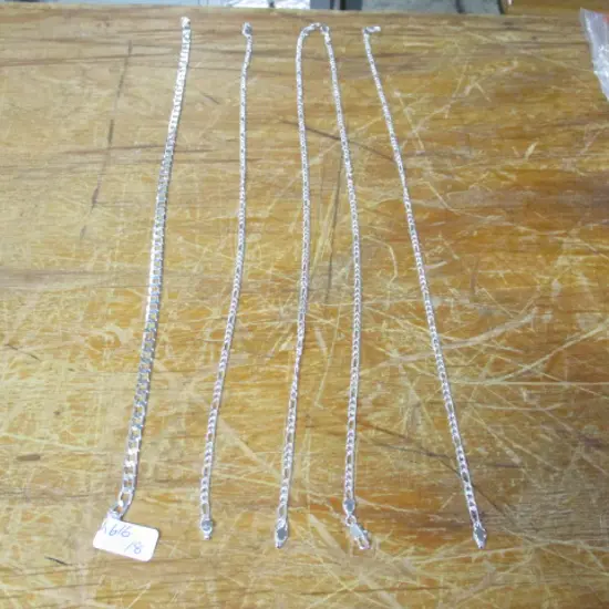 5 925 Silver Neckchains
