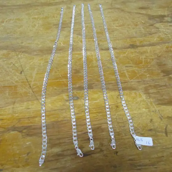 5 925 Silver Neckchains